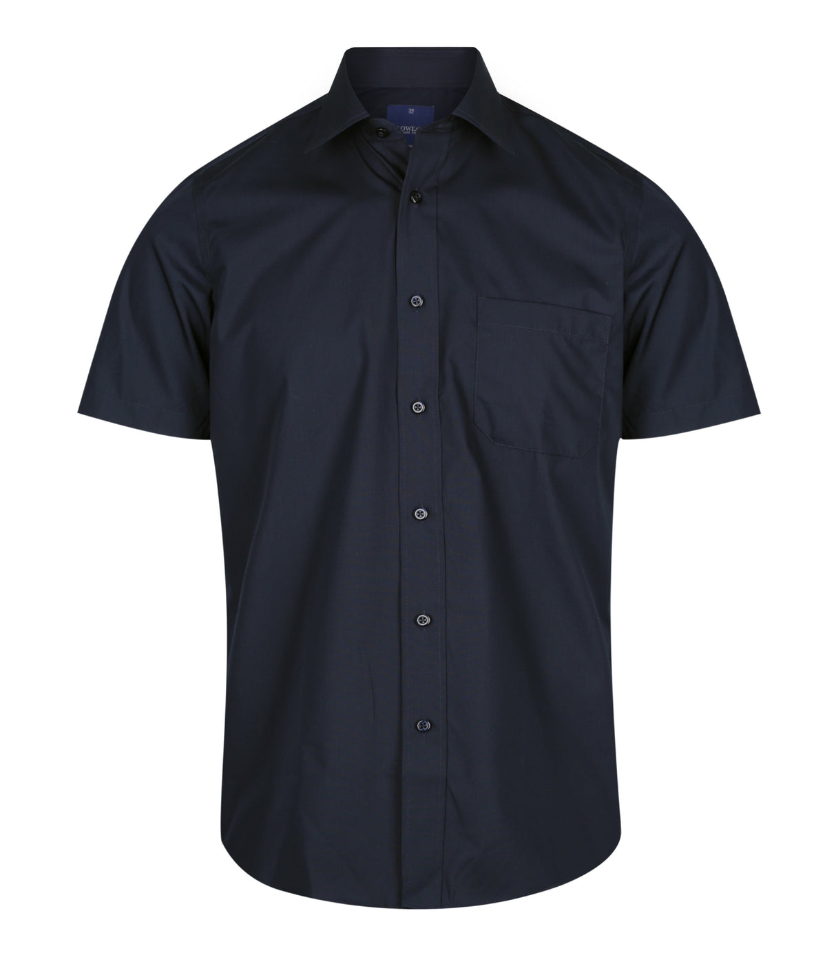 Mens Poplin Shirt Short Slv