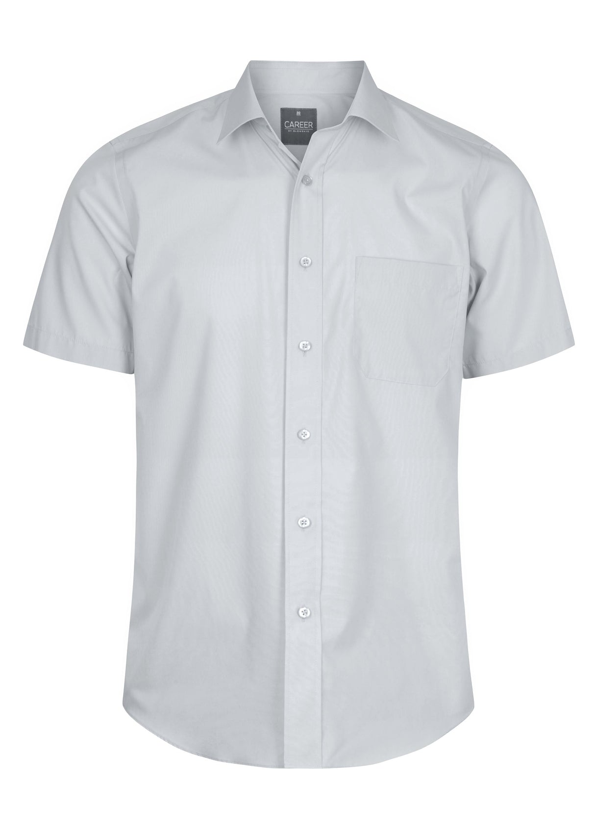 Mens Poplin Shirt Short Slv