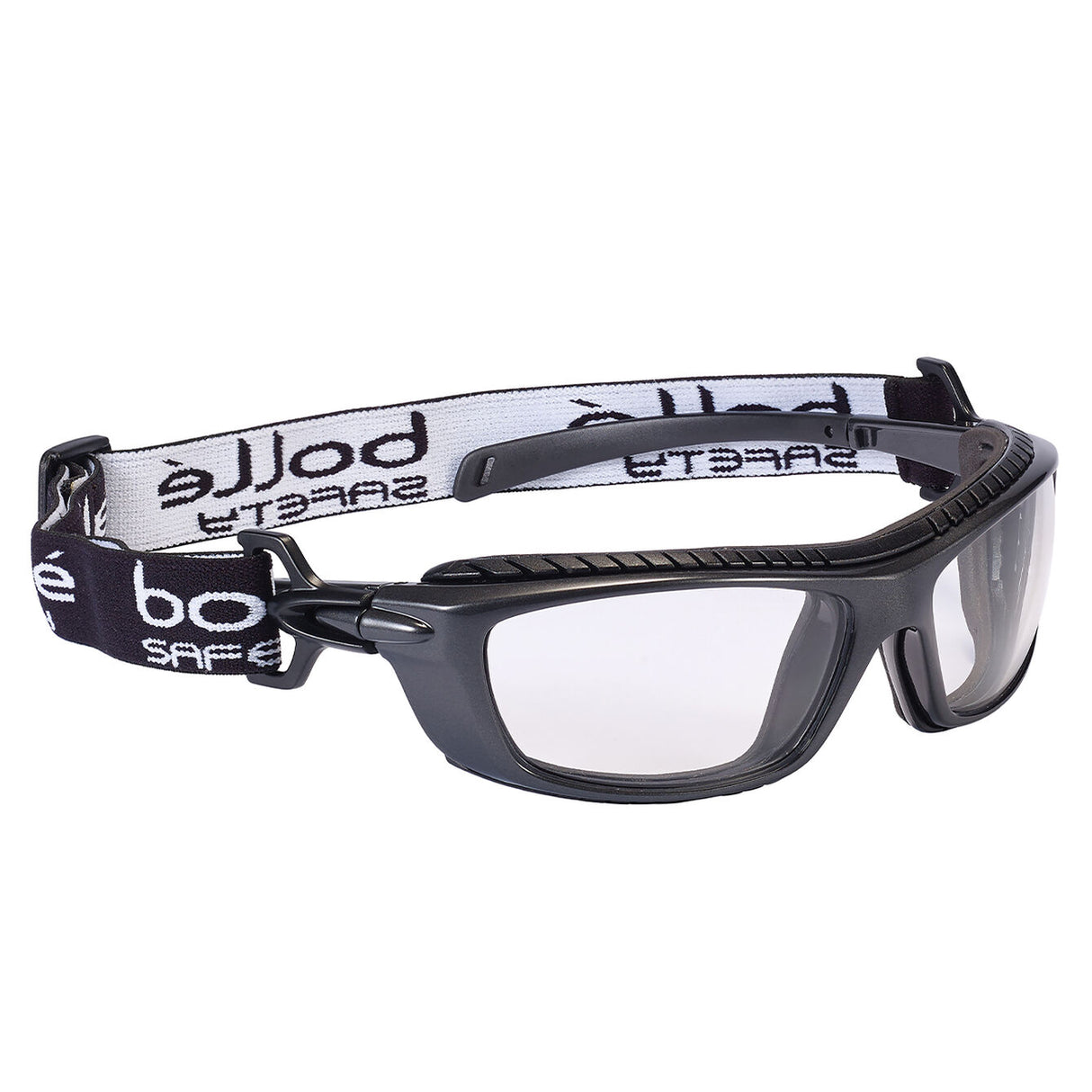 BAXTER Gunmetal Frame PLATINUM AS/AF Clear Lens - EVA Foam & Strap