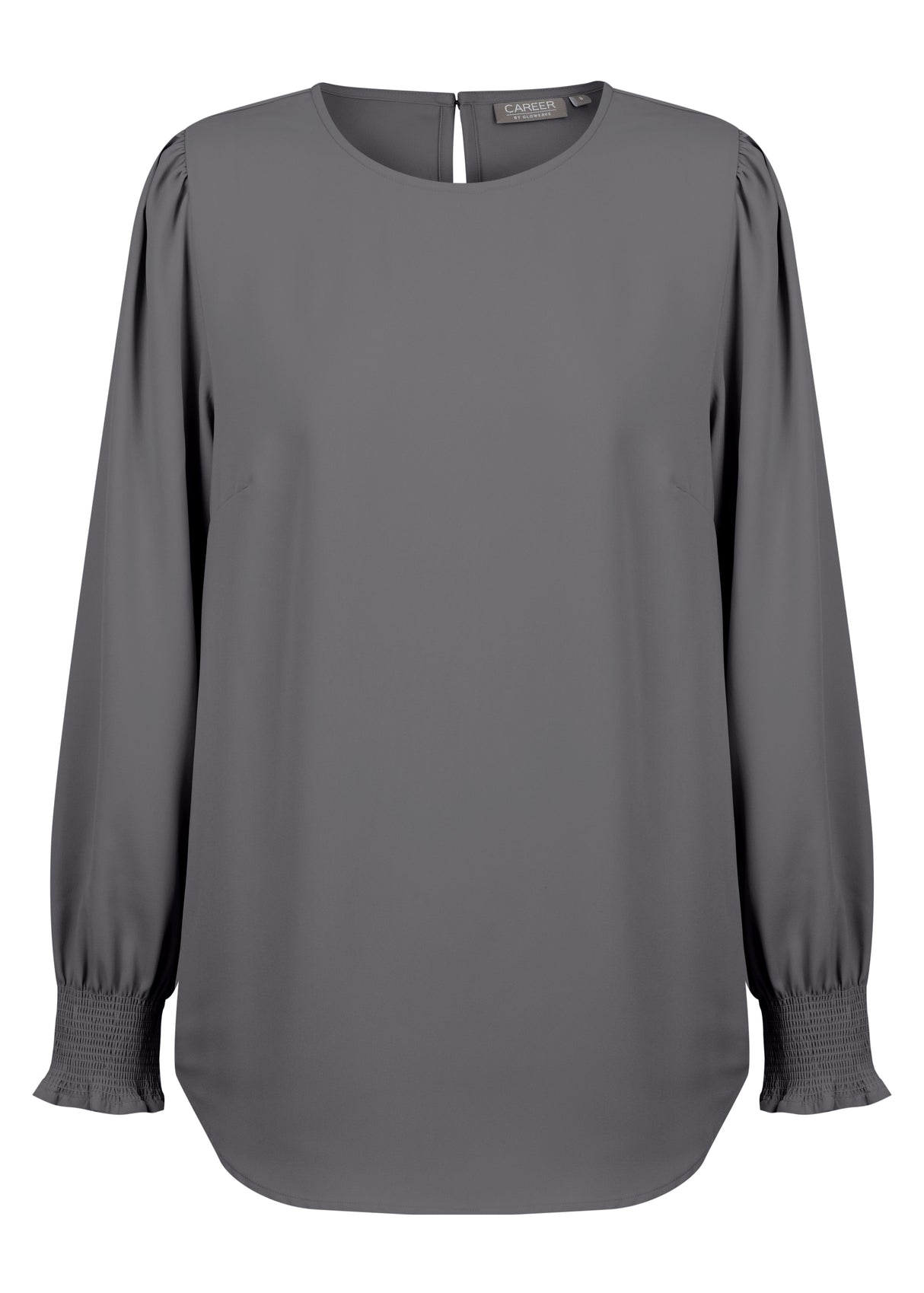 Luxe Twill Shirred Cuff Top