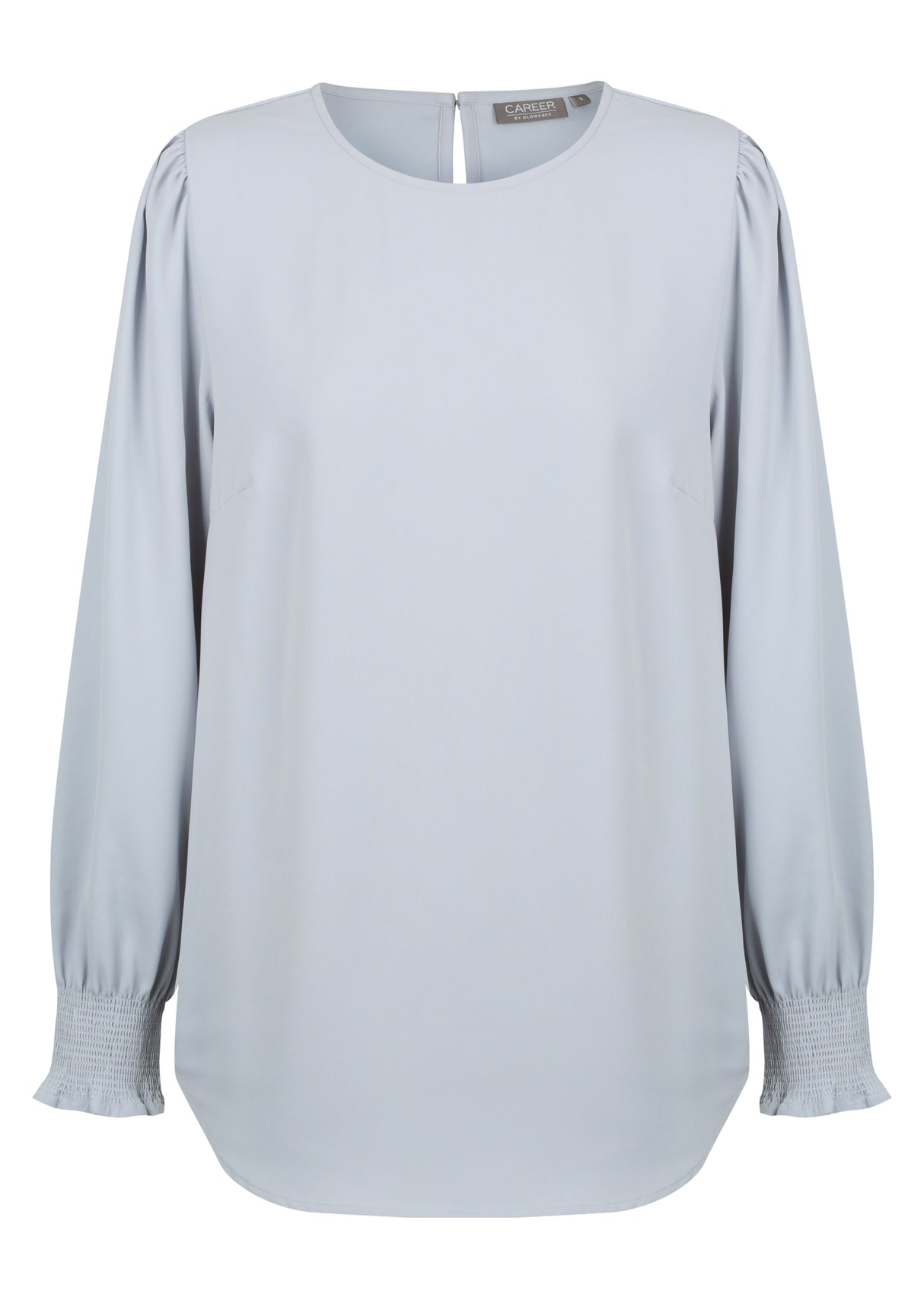 Luxe Twill Shirred Cuff Top