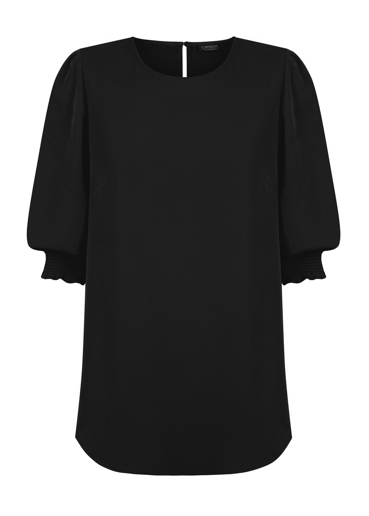 Luxe Twill Shirred Cuff Top