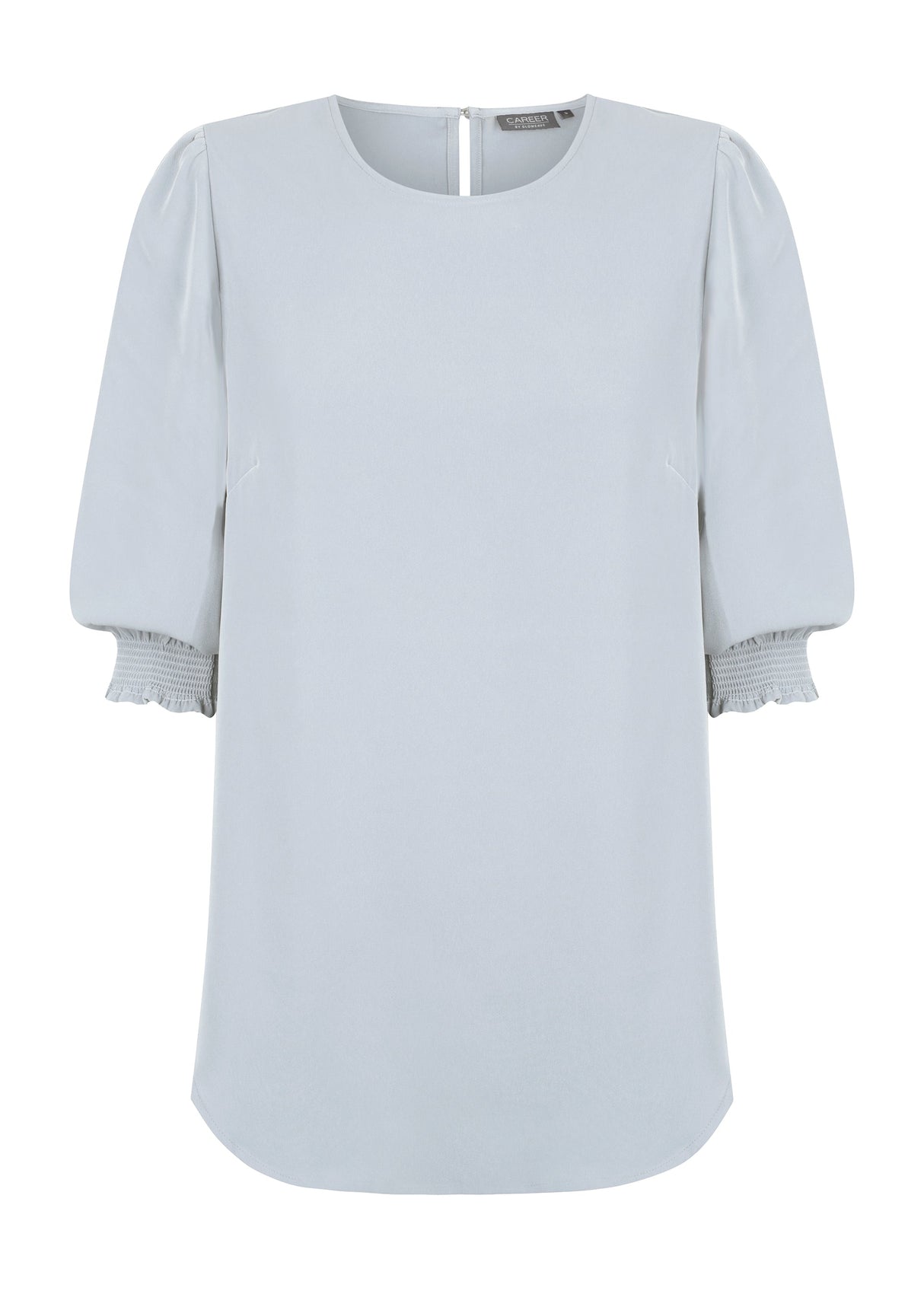 Luxe Twill Shirred Cuff Top