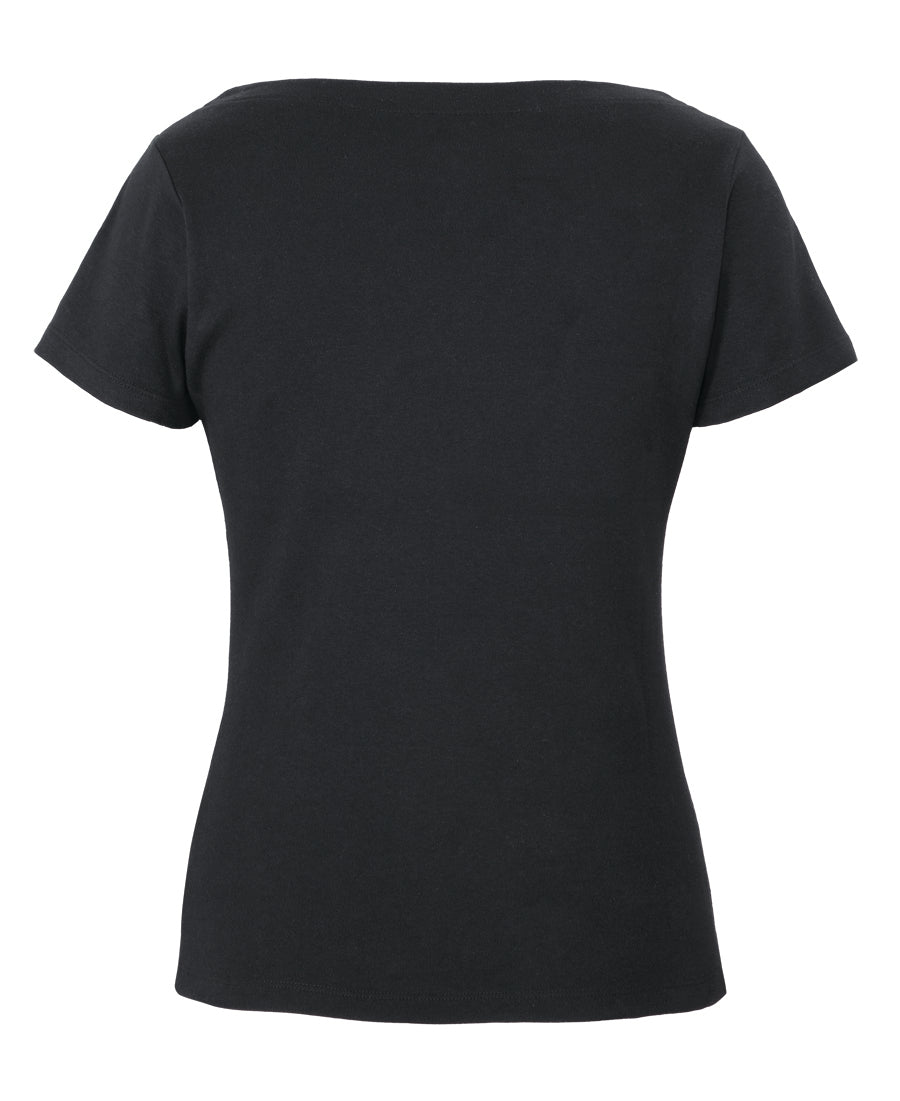 C of C Ladies S/S Boat Neck Tee