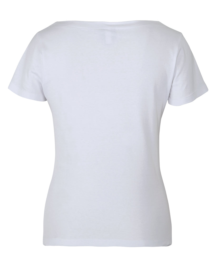 C of C Ladies S/S Boat Neck Tee
