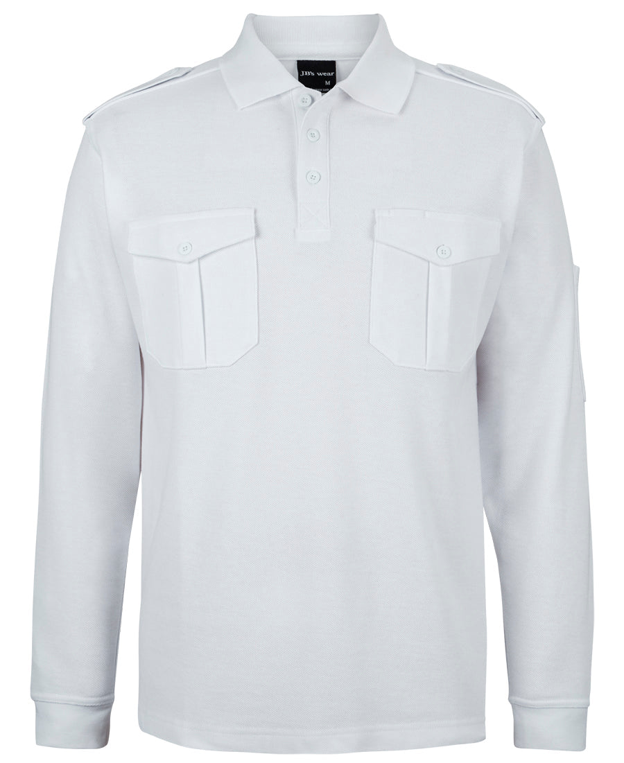 JB's L/S 250 Epaulette Polo