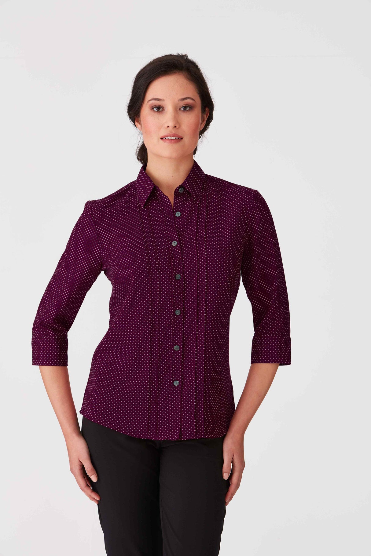 3/4 Sleeve City-Stretch Spot 3/4