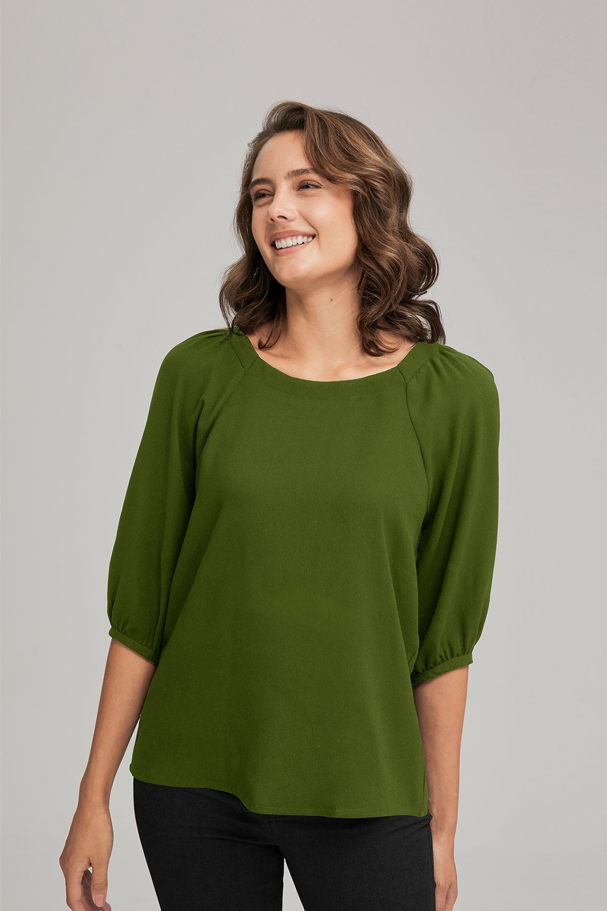 1/2 Sleeve Marilyn ¾ Raglan Detail Slv