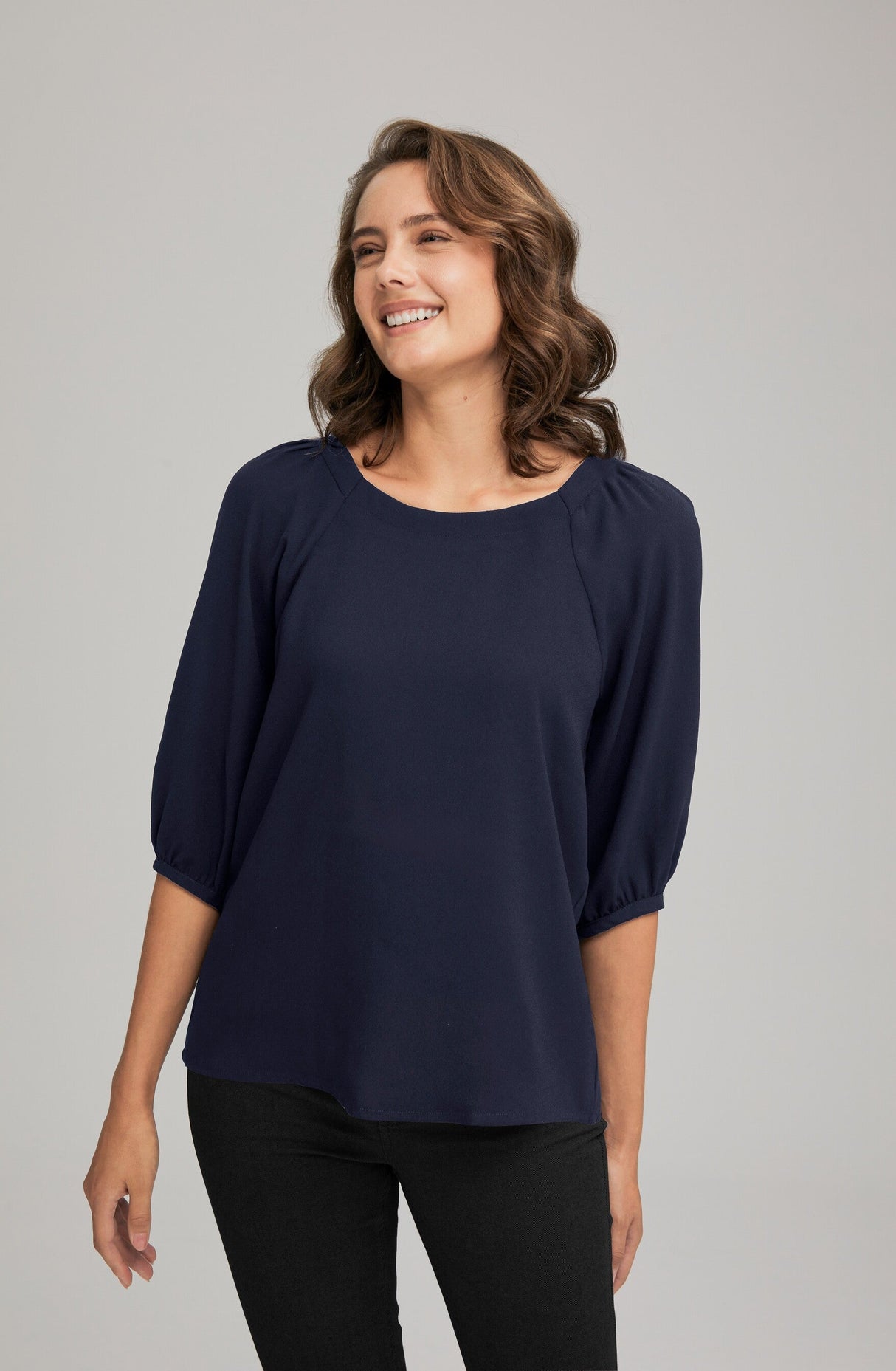 1/2 Sleeve Marilyn ¾ Raglan Detail Slv