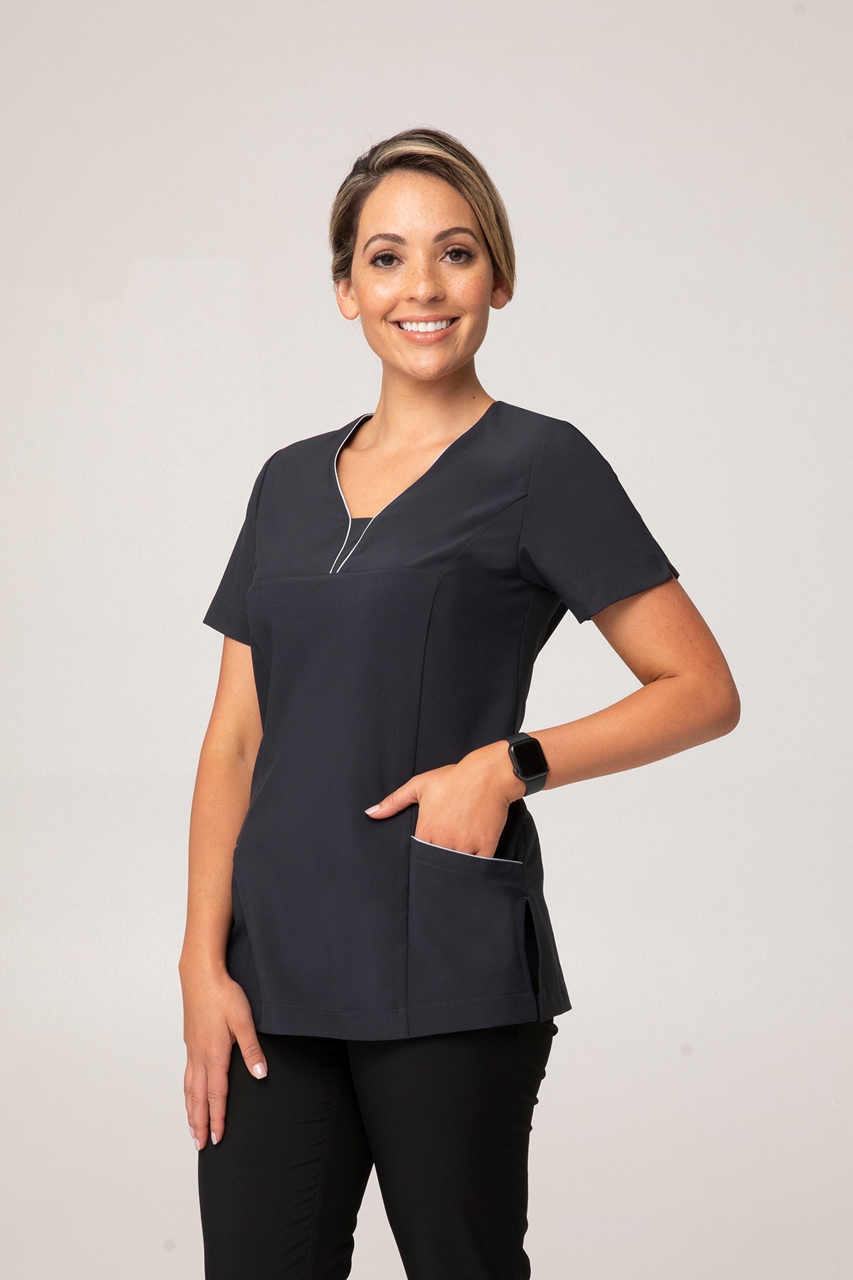 Short Sleeve 4-Way Stretch Tunic