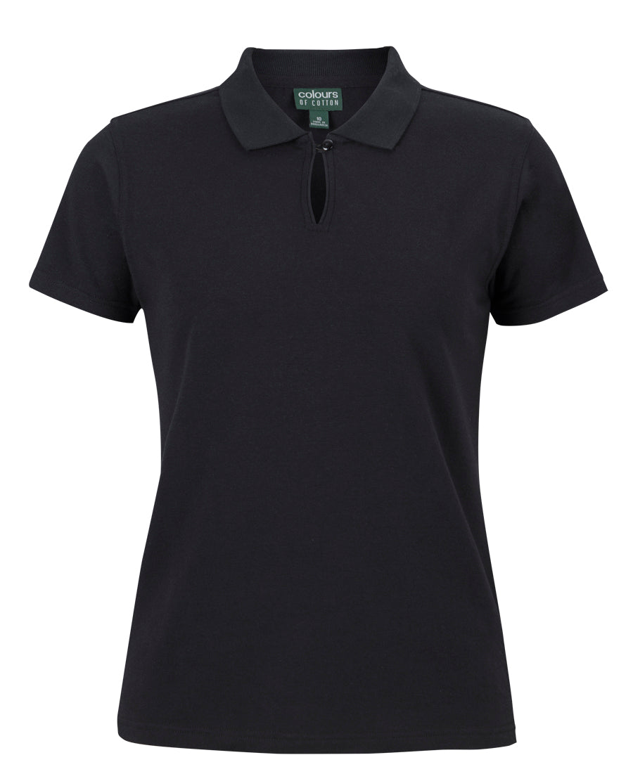 C of C Ladies Cotton S/S Stretch Polo