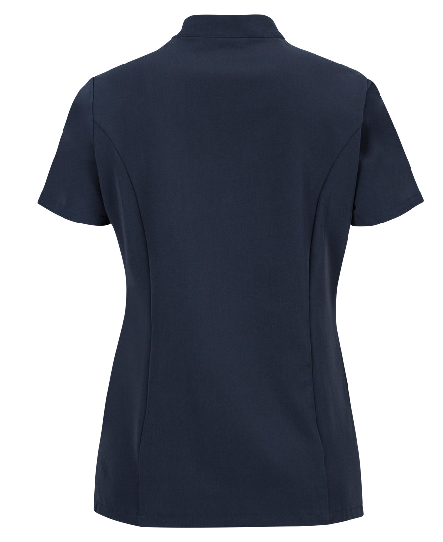 JB's Ladies Nu Mandarin Collar Scrub Top