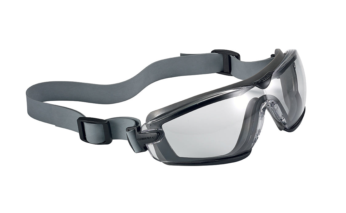 COBRA TPR PLATINUM AS/AF Clear Lens - With Neoprene strap