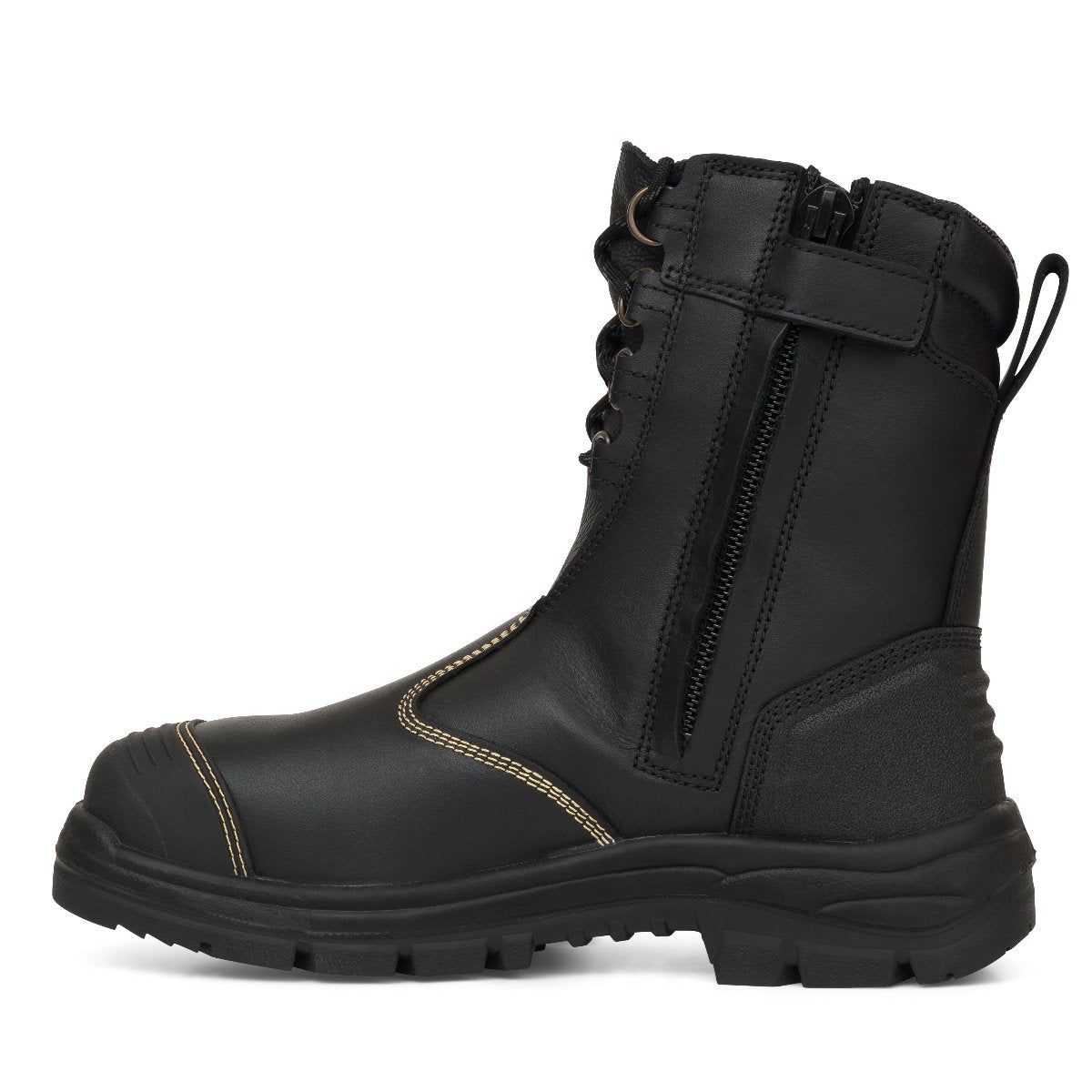 Lace Up Zip Side 8" Boot