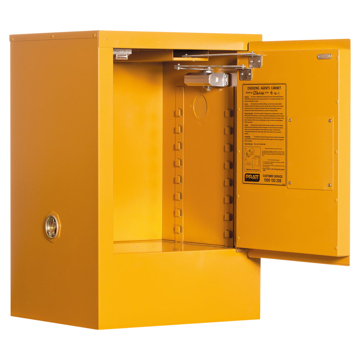 Oxidizing Agent Storage Cabinet: 30L - 1 Door - 1 Shelf