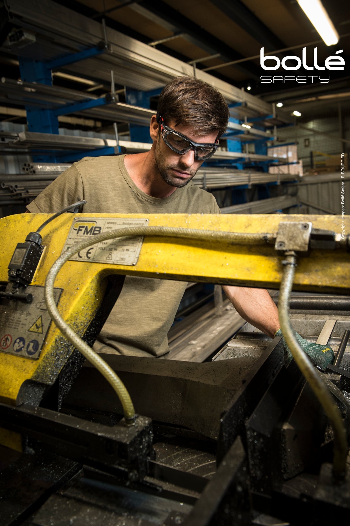 RUSH+ SEAL PLATINUM AS/AF Clear Lens - Assembled with Gasket & Strap