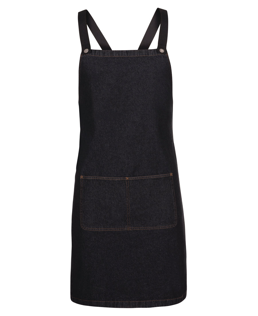 JB's Cross Back Denim Apron (Without Strap)