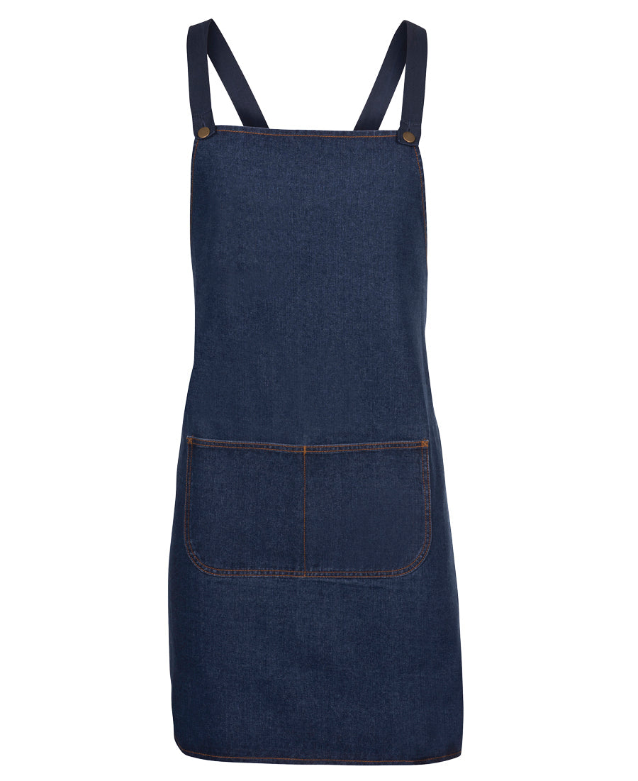 JB's Cross Back Denim Apron (Without Strap)