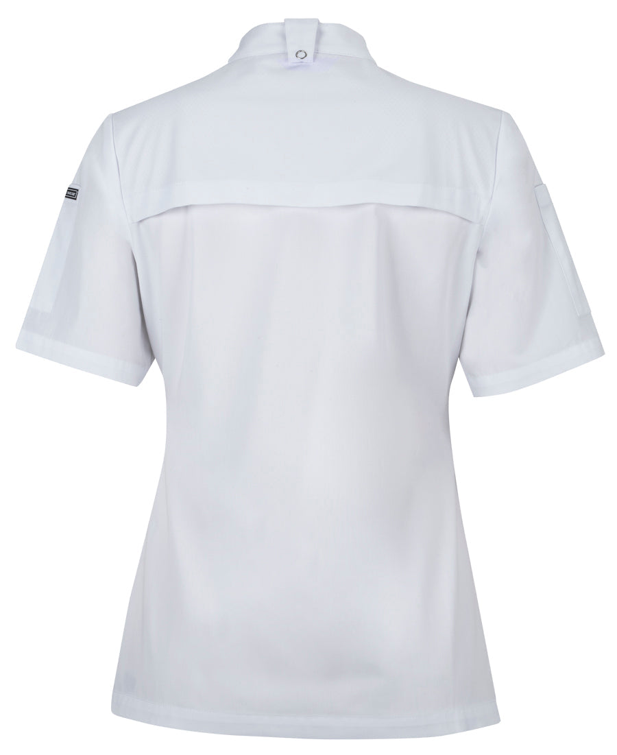 JB's Ladies S/S Snap Button Chefs Jacket