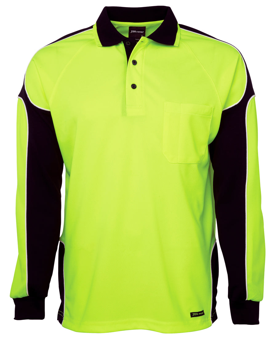 JB's Hi Vis 4602.1 L/S Arm Panel Polo