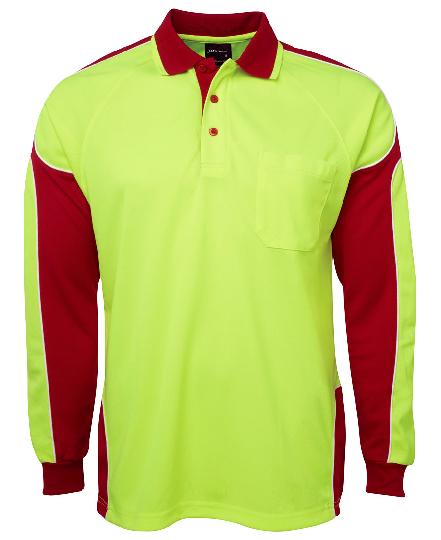 JB's Hi Vis 4602.1 L/S Arm Panel Polo