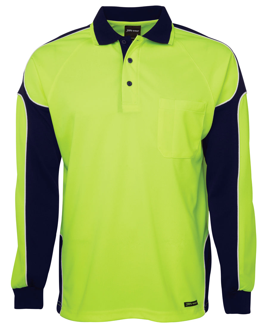 JB's Hi Vis 4602.1 L/S Arm Panel Polo