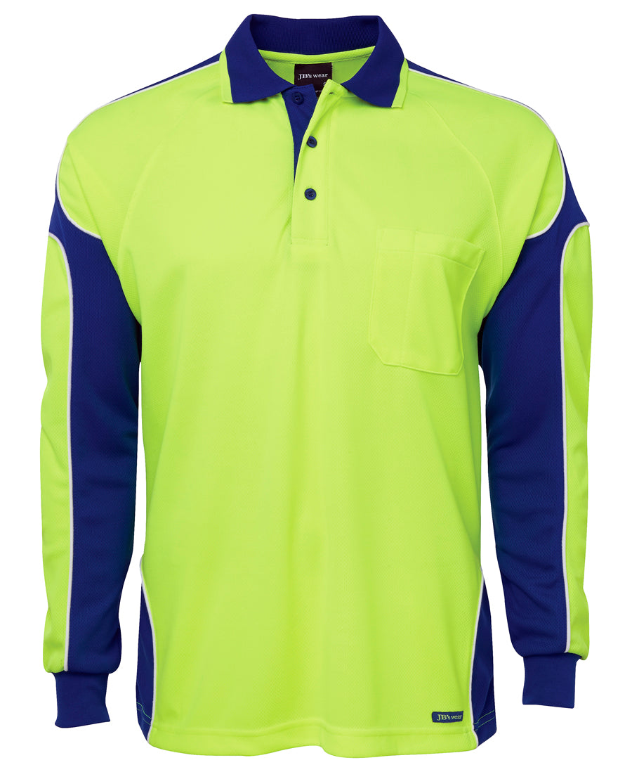 JB's Hi Vis 4602.1 L/S Arm Panel Polo
