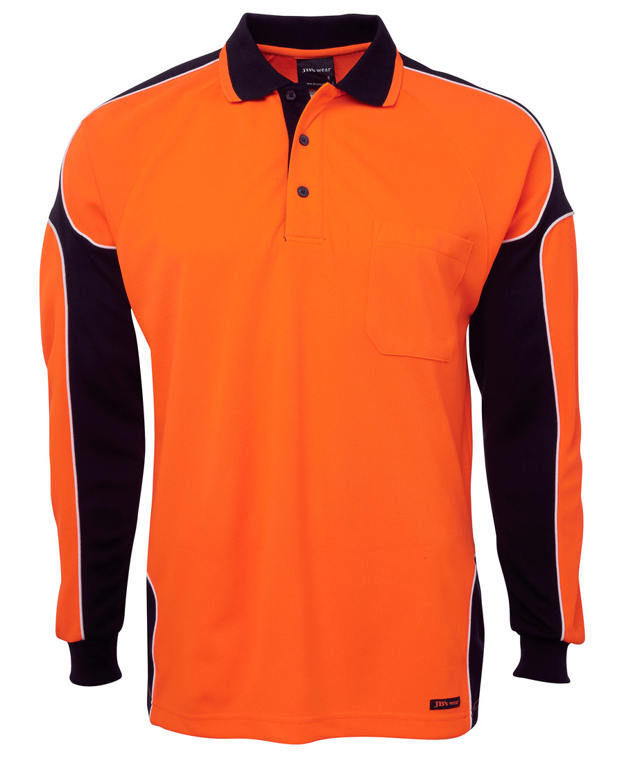 JB's Hi Vis 4602.1 L/S Arm Panel Polo