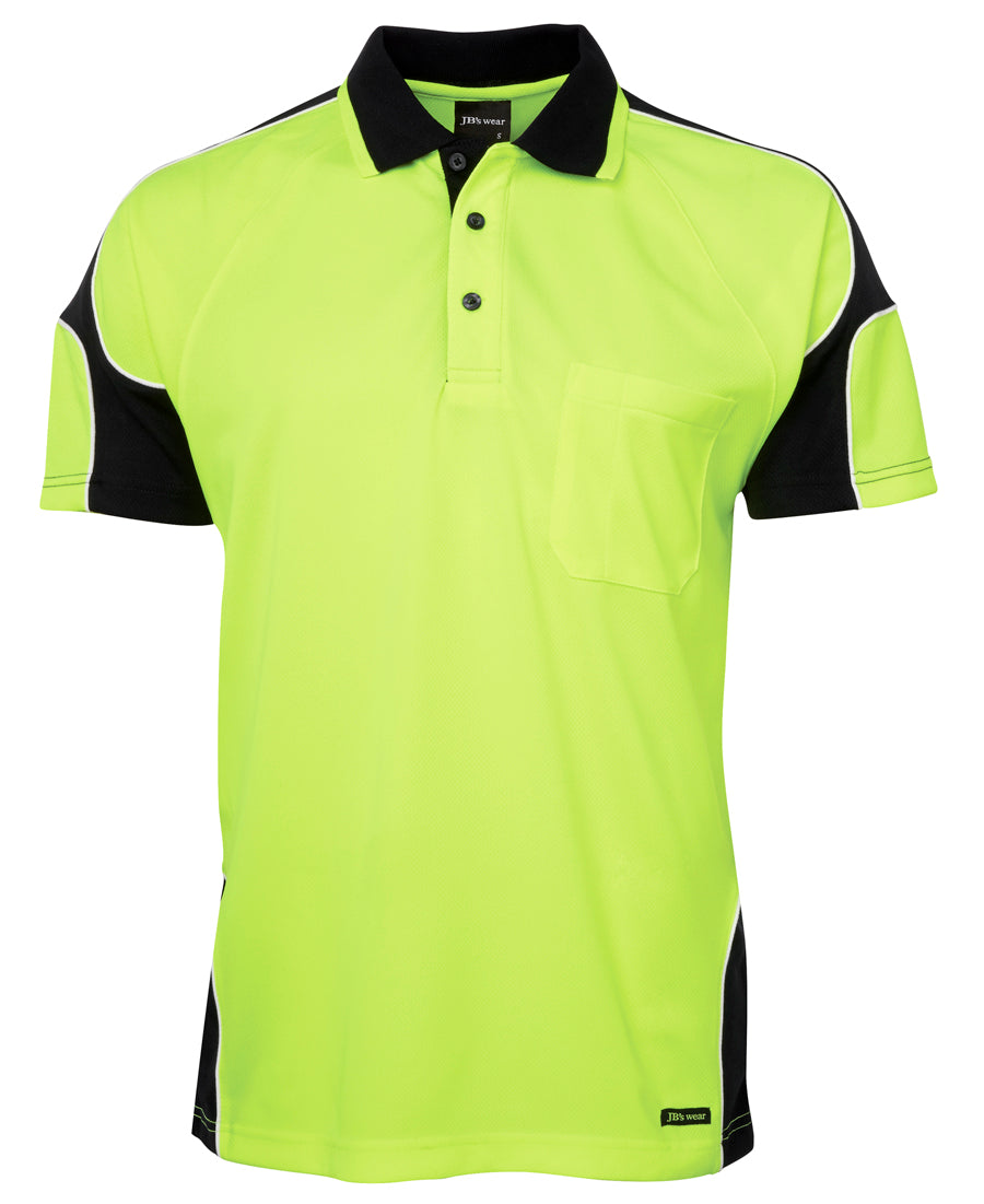 JB's Hi Vis 4602.1 S/S Arm Panel Polo