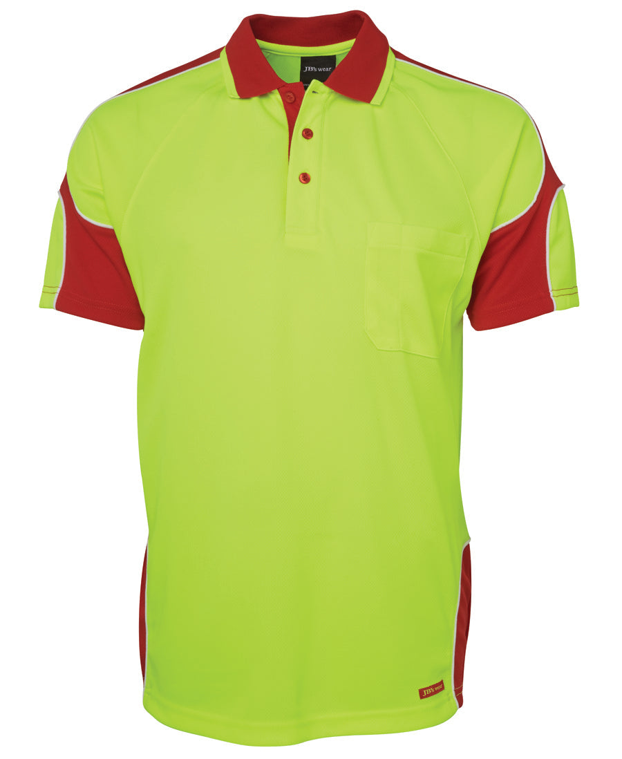 JB's Hi Vis 4602.1 S/S Arm Panel Polo