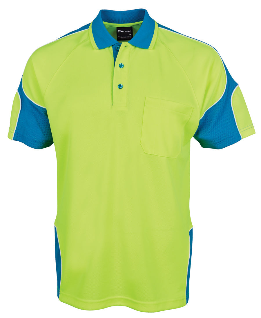 JB's Hi Vis 4602.1 S/S Arm Panel Polo