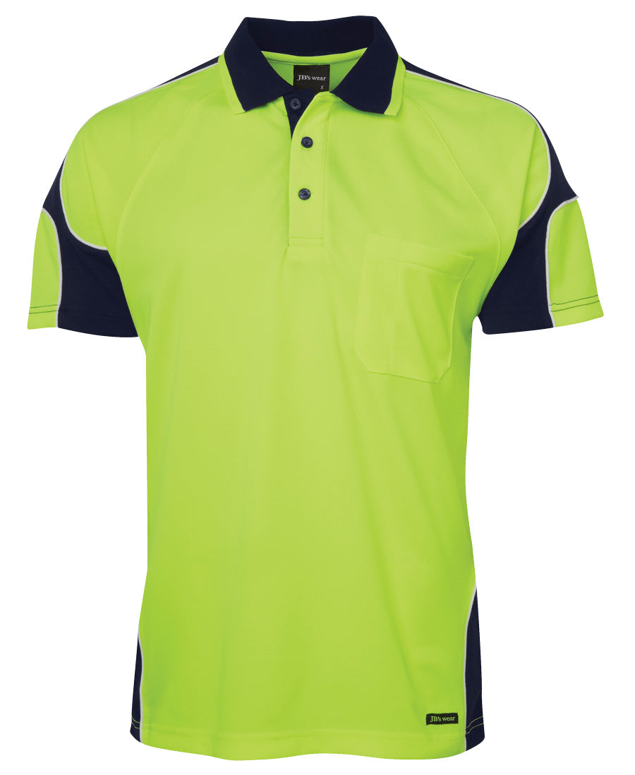 JB's Hi Vis 4602.1 S/S Arm Panel Polo