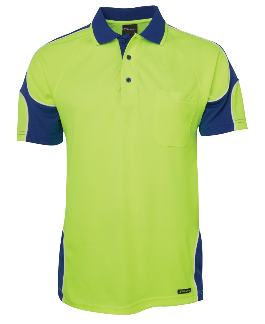 JB's Hi Vis 4602.1 S/S Arm Panel Polo