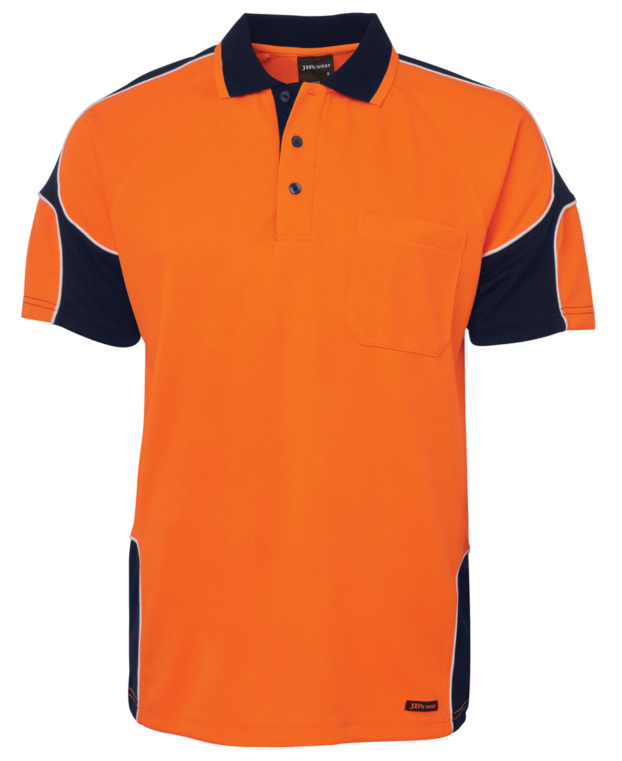 JB's Hi Vis 4602.1 S/S Arm Panel Polo