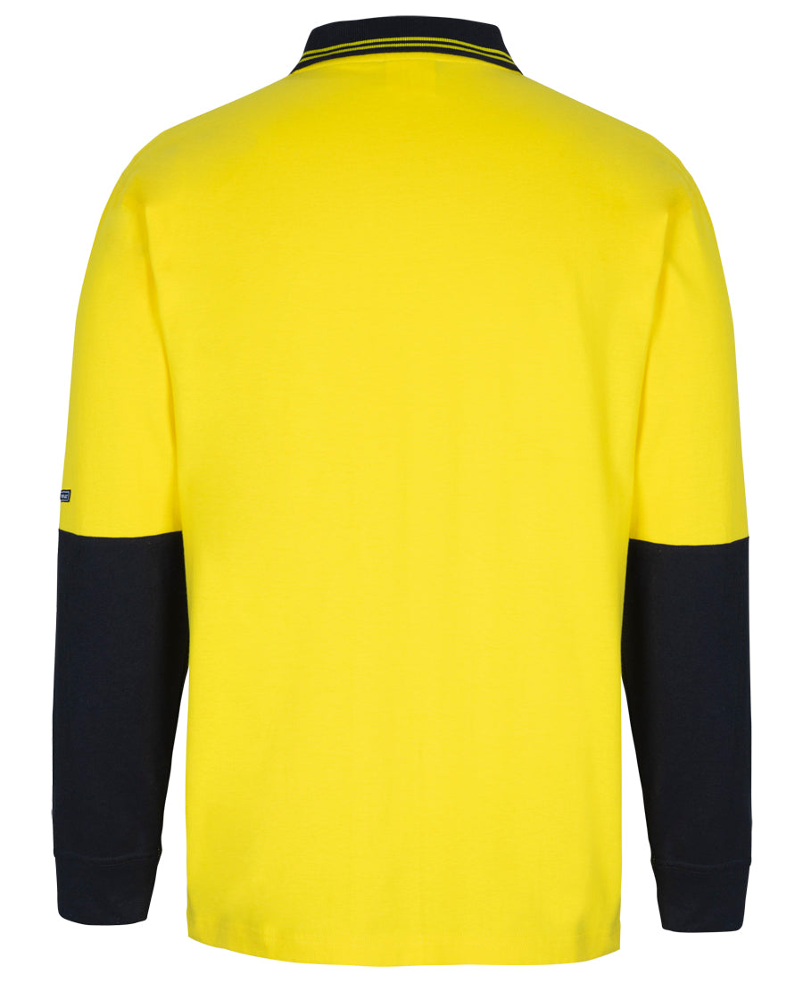 JB's Hi Vis L/S Cotton Polo