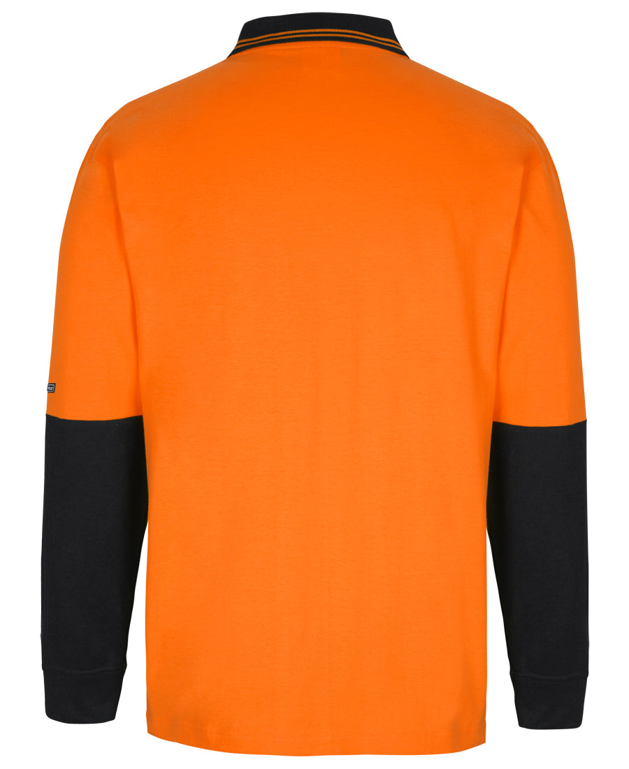 JB's Hi Vis L/S Cotton Polo