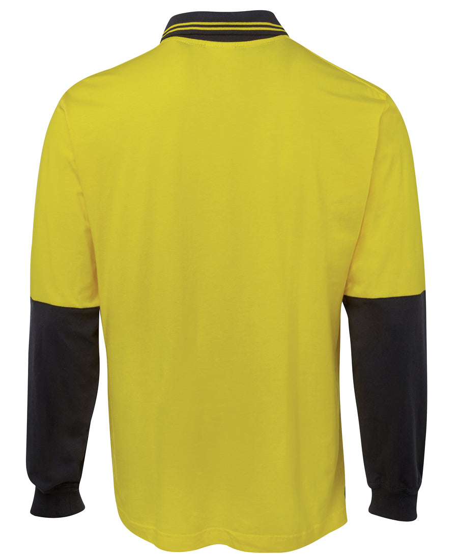 JB's Hi Vis L/S Cotton Polo