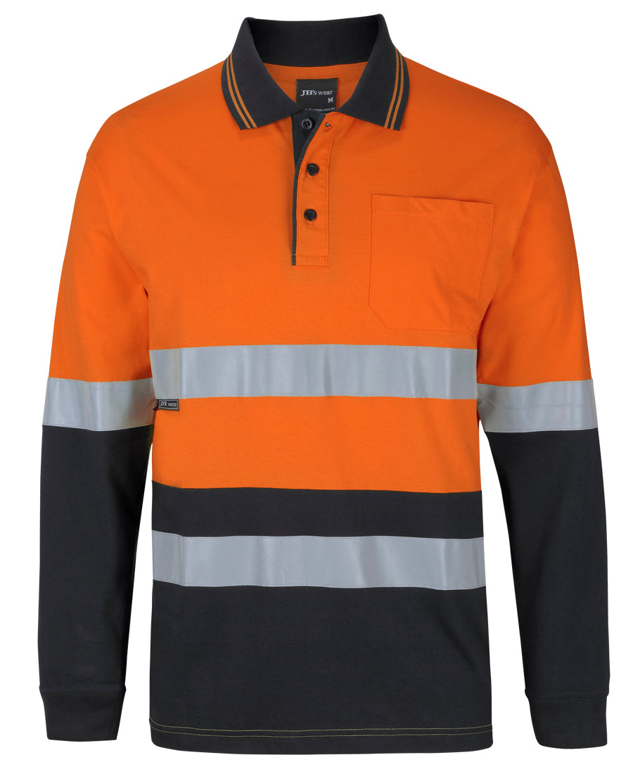 JB's Hi Vis Day & Night L/S Cotton Polo