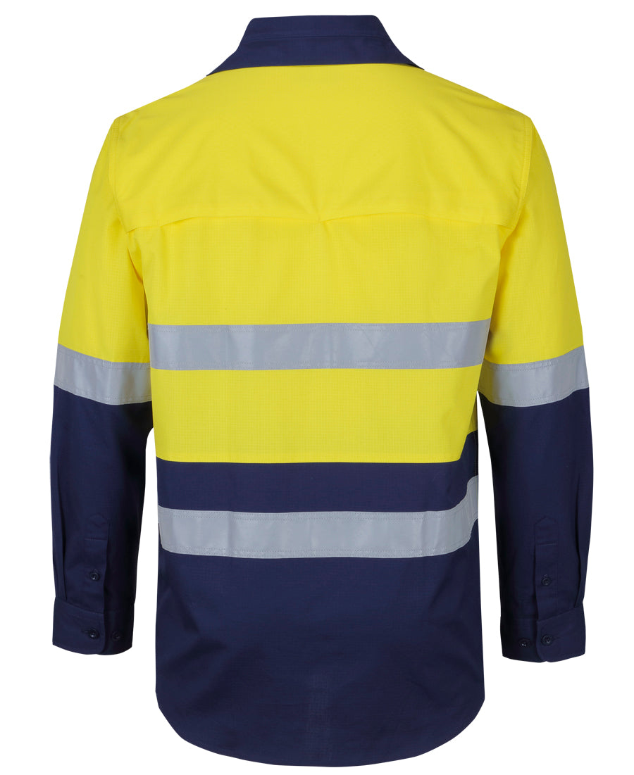 JB's Hi Vis Day & Night L/S Ripstop Fishing Shirt
