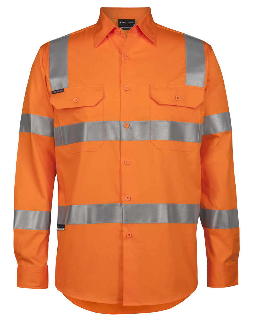 JB's Hi Vis Day & Night L/S 150G Vic Rail W/Shirt