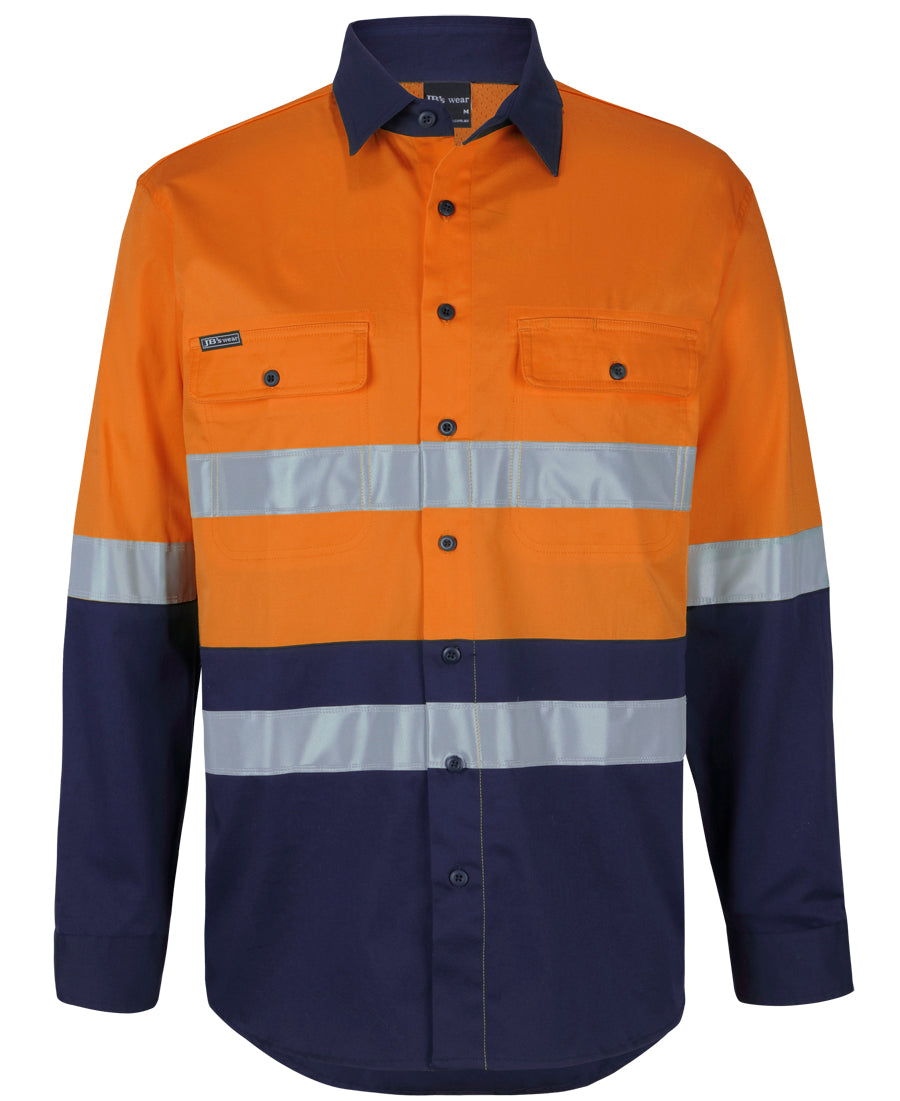 JB's Hi Vis Day & Night L/S Stretch W/Shirt With Tape