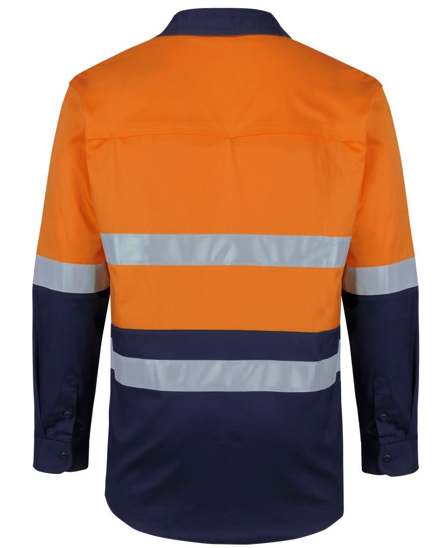 JB's Hi Vis Day & Night L/S Stretch W/Shirt With Tape