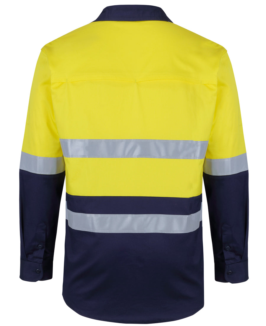 JB's Hi Vis Day & Night L/S Stretch W/Shirt With Tape