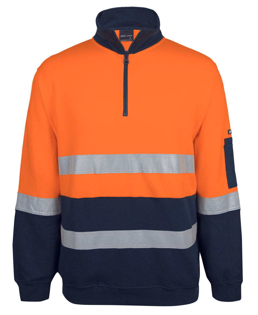 JB's Hi Vis 310 Day & Night Cotton 1/2 Zip Fleece