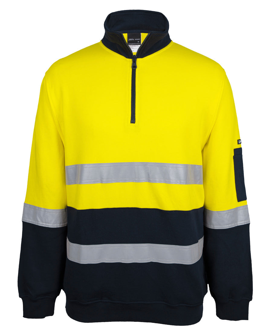 JB's Hi Vis 310 Day & Night Cotton 1/2 Zip Fleece