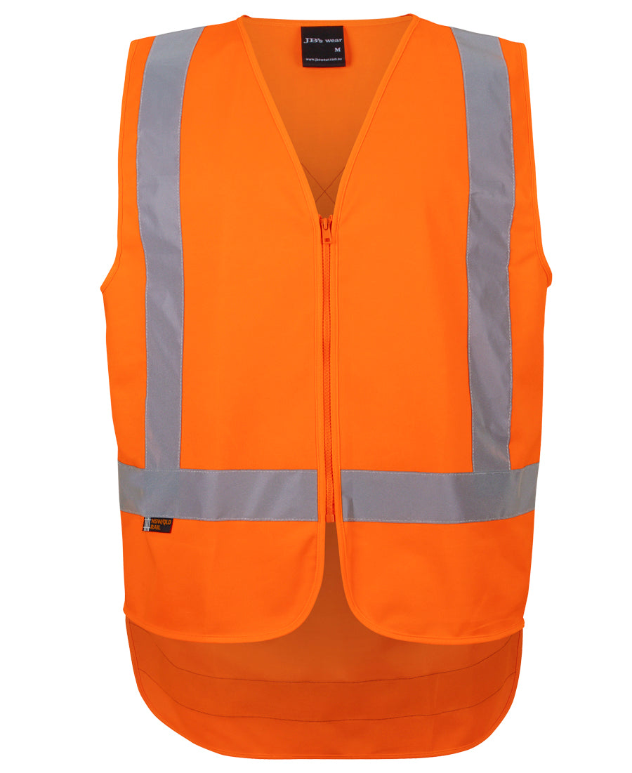 JB's Nsw/Qld Rail Day & Night Zip X-Back Safety Vest