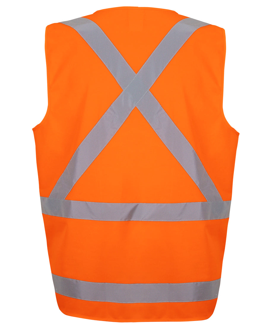 JB's Nsw/Qld Rail Day & Night Zip X-Back Safety Vest
