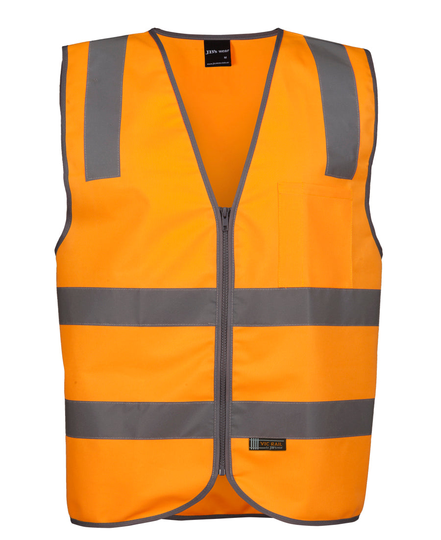JB's Vic Rail Day & Night Zip Safety Vest
