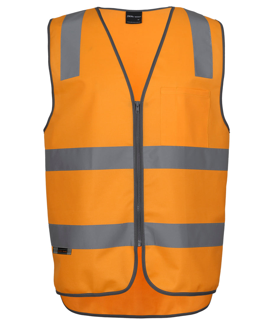 JB's Aust. Rail Day & Night Zip Safety Vest