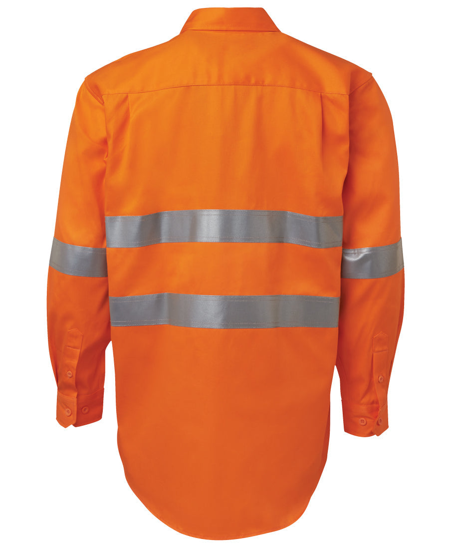 JB's Day & Night L/S 190G Work Shirt Hi Vis